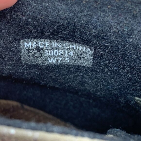 Toms Beige w/ Silver Metallic Overlay Wedges - Picture 9 of 10